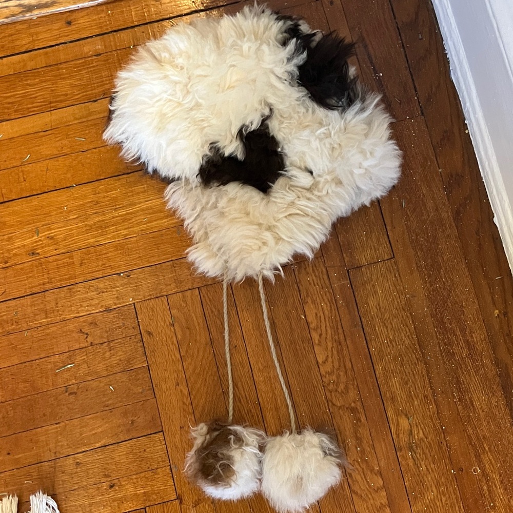 Alpaca Fur Pom Pom Hat
